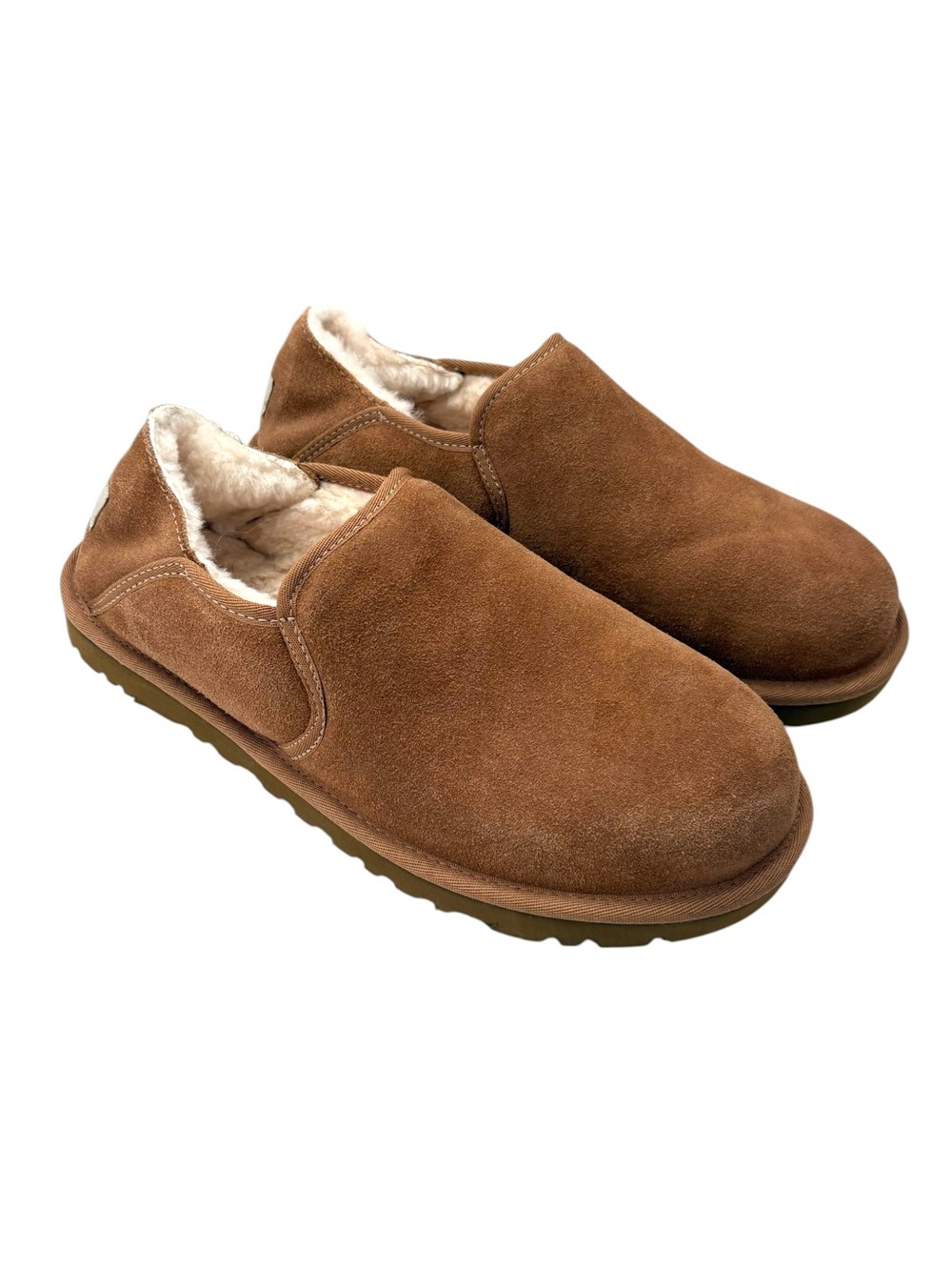 UGG Men’s 11 Chestnut Kenton‎ Suede Slippers Comfort Neutral Minimalist Cozy